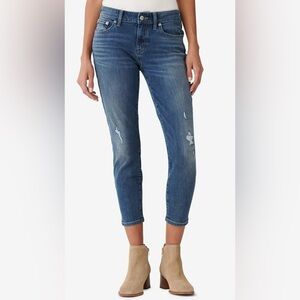 Lucky Brand Lolita Crop Slight Distressed Skinny Jeans